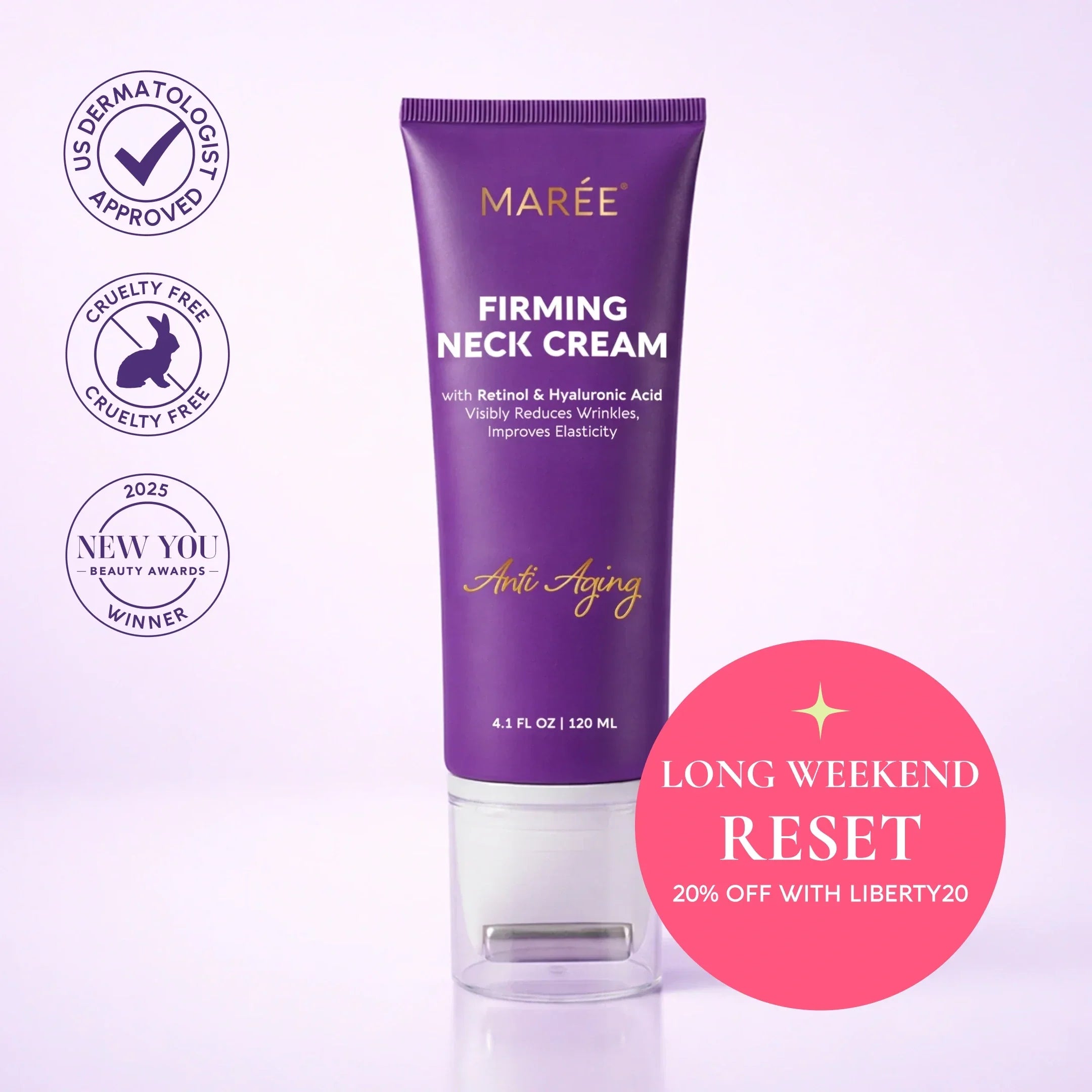 Pro-Retinol Neck Lifting Cream Massager
