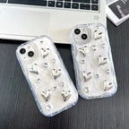 3D Silicone Love Bow iPhone Case