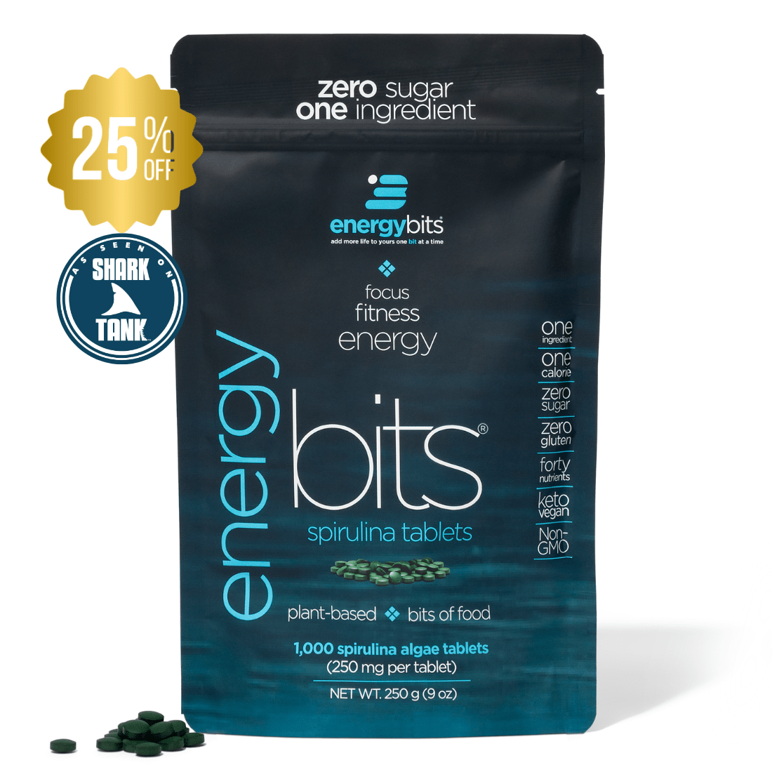 ENERGYbits® Spirulina | Large Bag